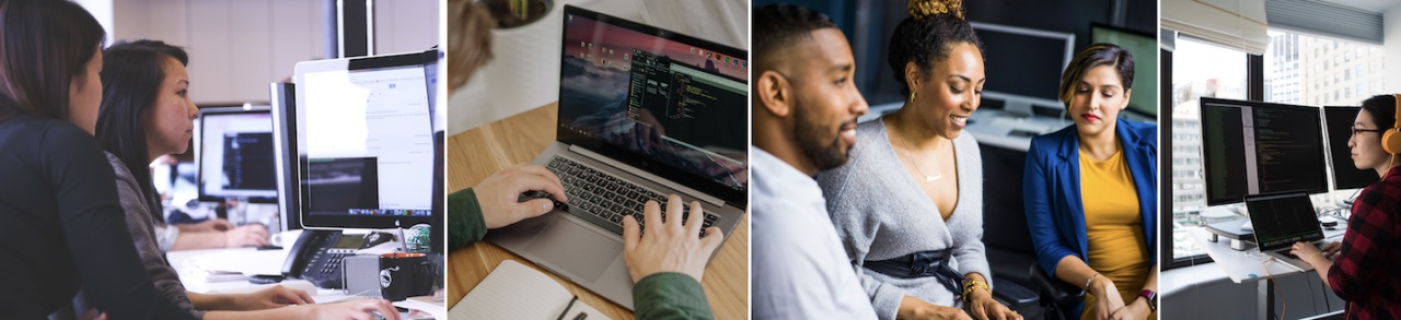 people coding people coding